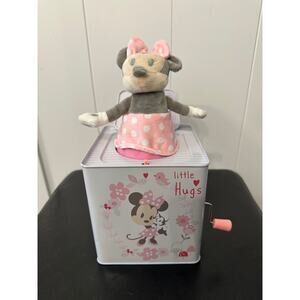 Disney Baby Minnie Mouse Jack-in-The-Box - Musical Toy for Babies- Pink